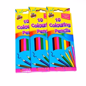 A selection of colouring pencil packets